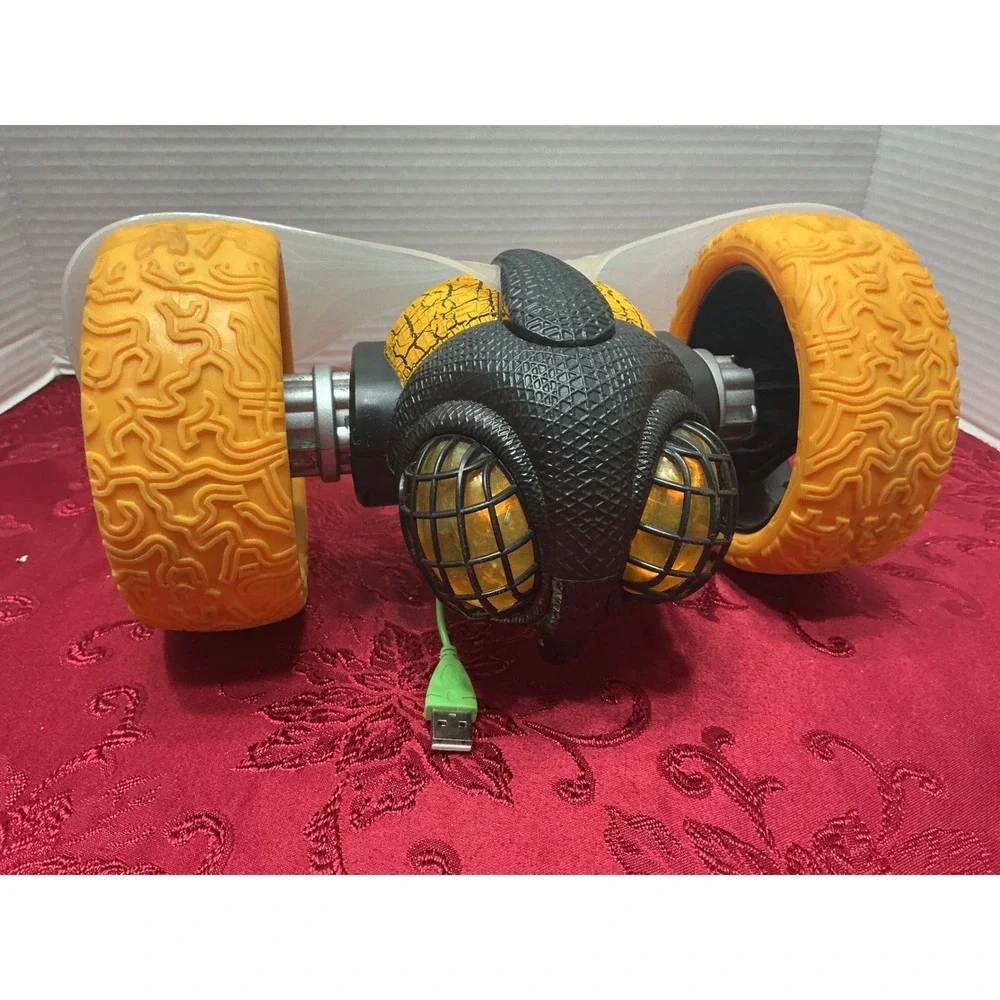 Used Bright Tumble Bee RC Car RechargeableLight Up Toy Yellow Black NoRemote